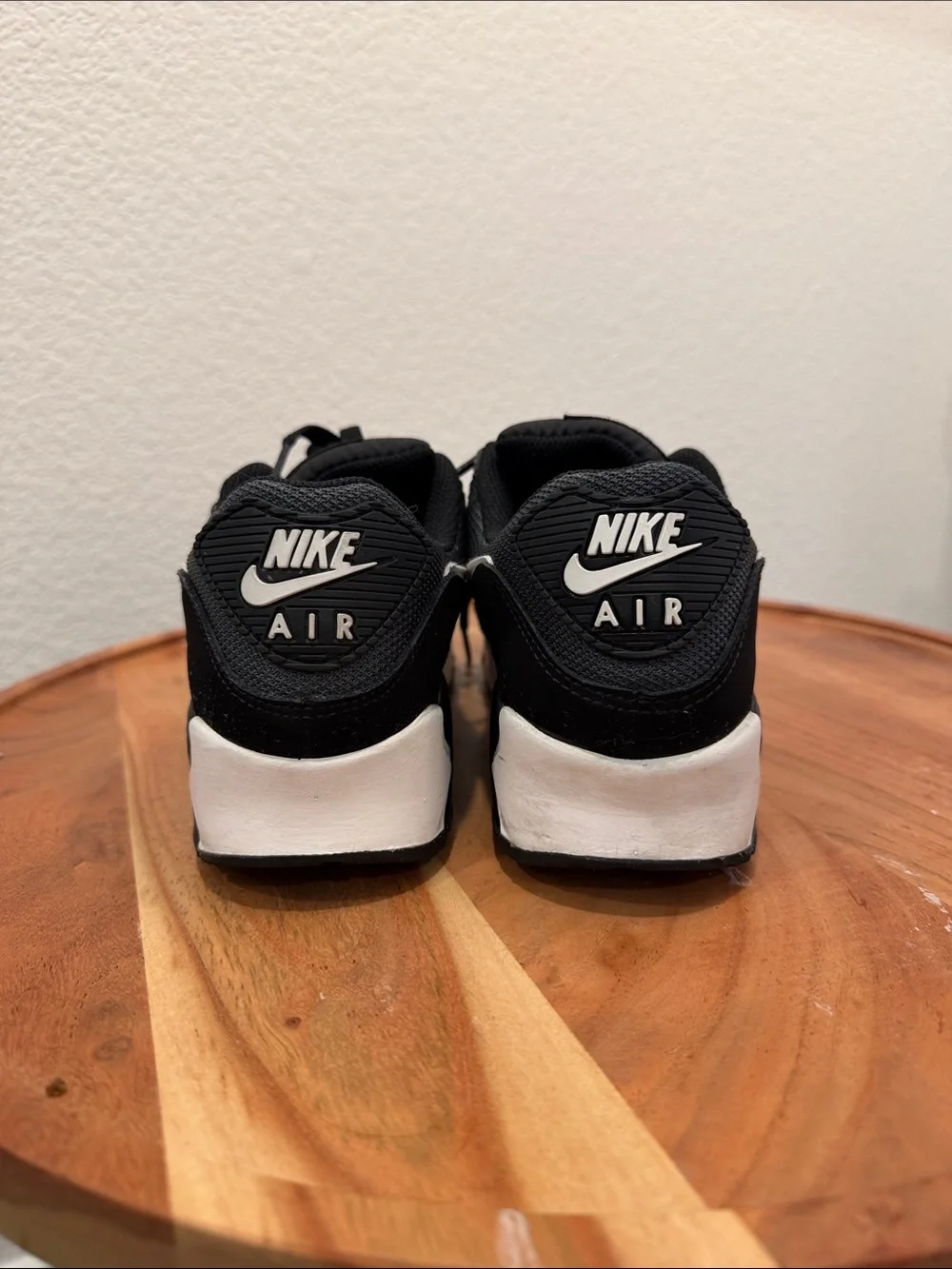 Nike Air Max Kids Black and White Low-Top Sneakers